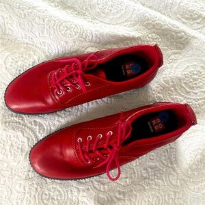 Reebok Boks Red Leather Sneaker